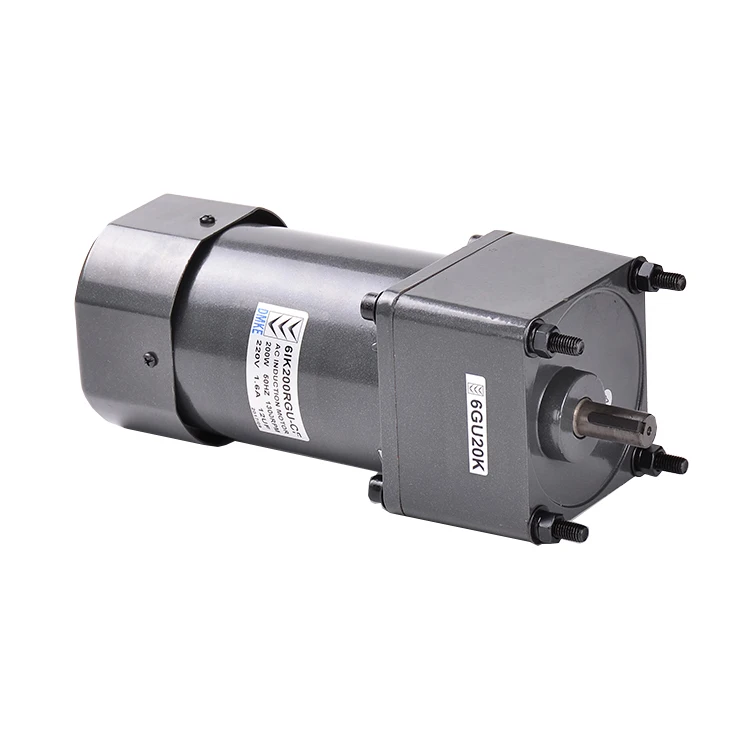 Маленький однофазный редукторный электродвигатель переменного тока с низкой скоростью, 110 В, 220 В, 10 об/мин, 120 Вт, 200 Вт