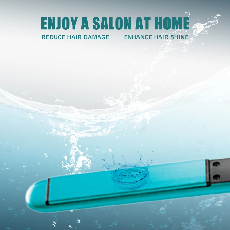 Lzzo V-8080A New Style Flat Iron Infrared Tourmaline Ceramic Wide Plate For All Types For Women Hair Straightener