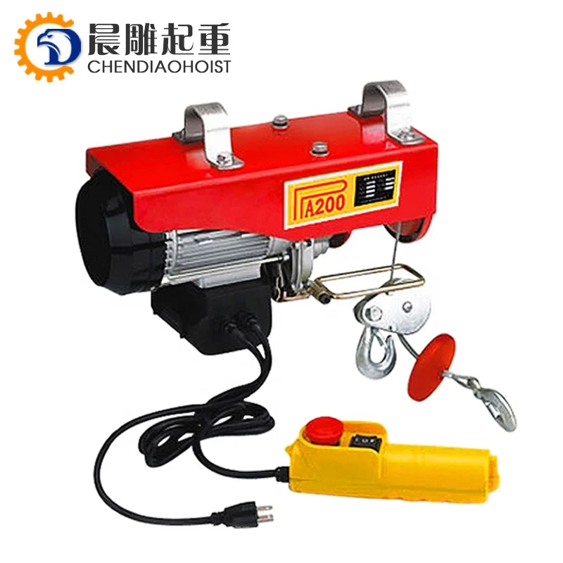 Cheap Small Wireless Remote Control Mini Chain Electric Hoist 12V 12 volt 110V 220 volt