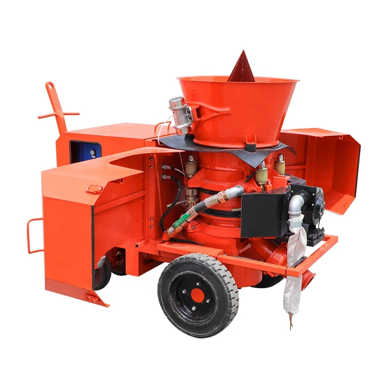 Electric Dry  Refractory Spray Shotcrete Gunning Machine Sales