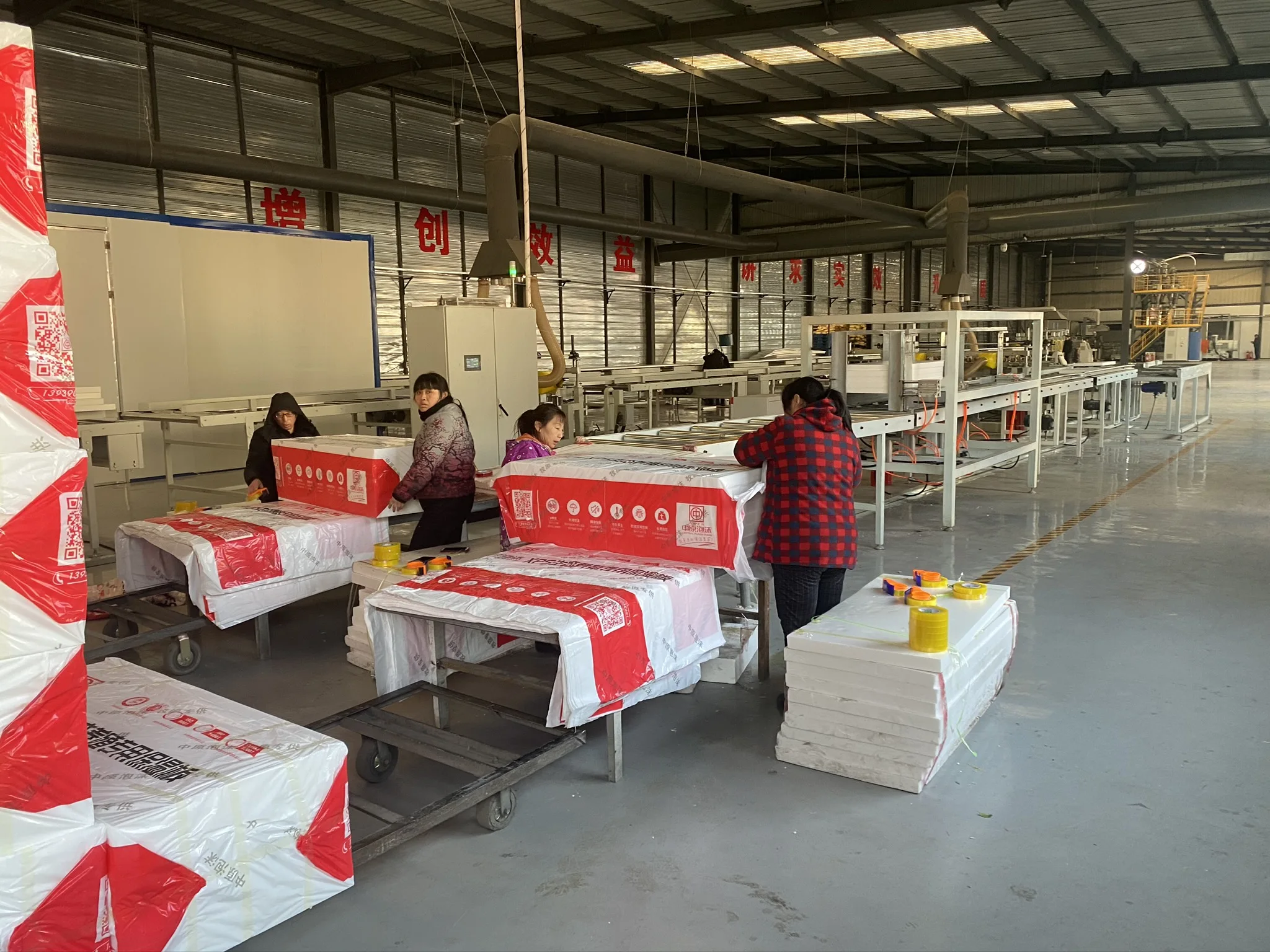 GP-KGDY floor heating white xps foam board thermal insulation boards xps polystyrene board