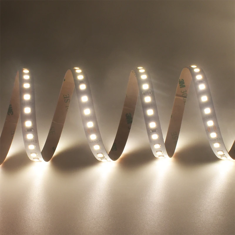 3OZ PCB Angel Eyes CRI90 Strip Light 3000K 4000K 5000K 24V 140leds 8MM 2835 Full Spectrum Strip For Protect Eyes Light