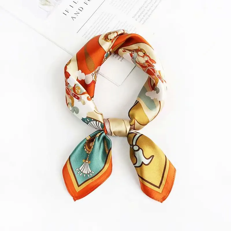 2021 Best Selling Fashion 70cm Square Scarf Girls Women Winter Scarf