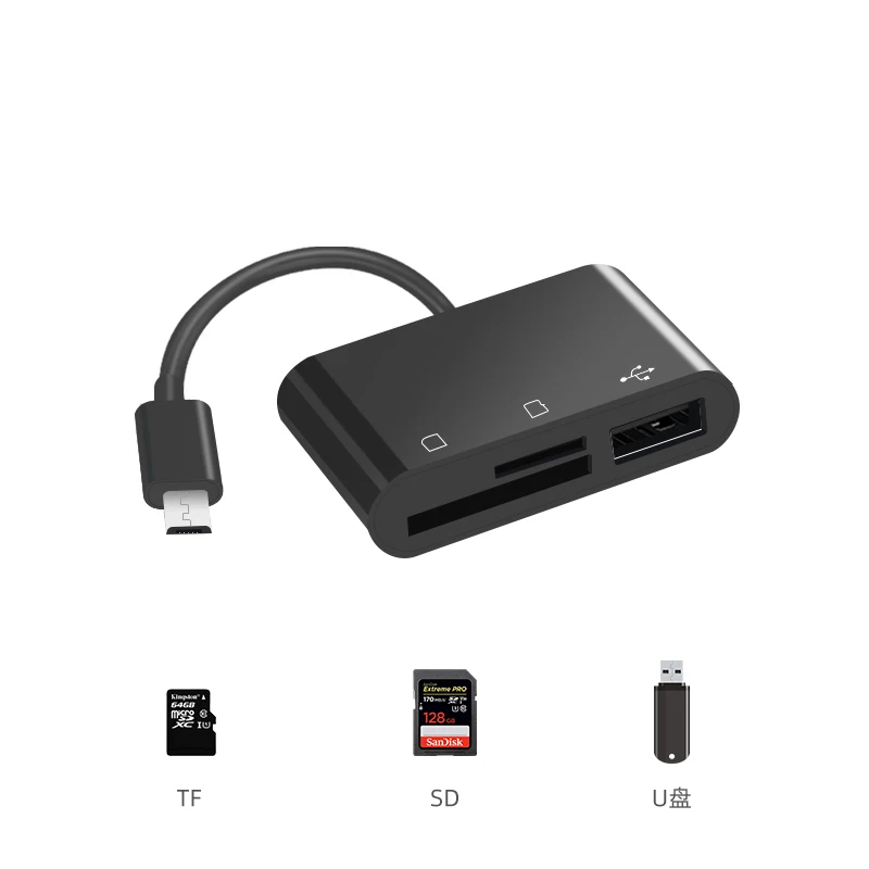 2020 оптовая продажа 3 в 1 микро NUS мини мульти кардридер