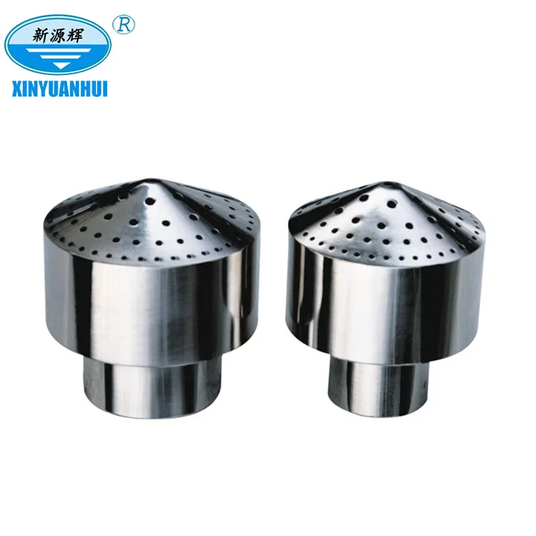 Outdoor musical dancing brass stainless steel water jet fountain nozzles