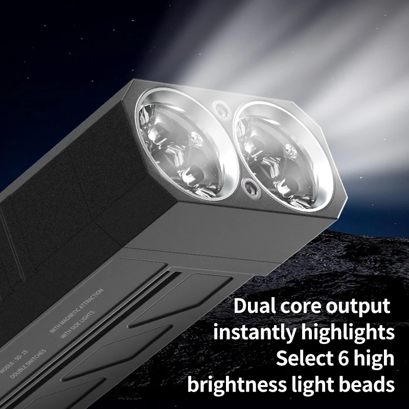 Waterproof Rechargeable Mini Torch Light Tactical EDC LED Pocket Keychain Flashlight Aluminum Alloy Lamp Emergency Camping IP65