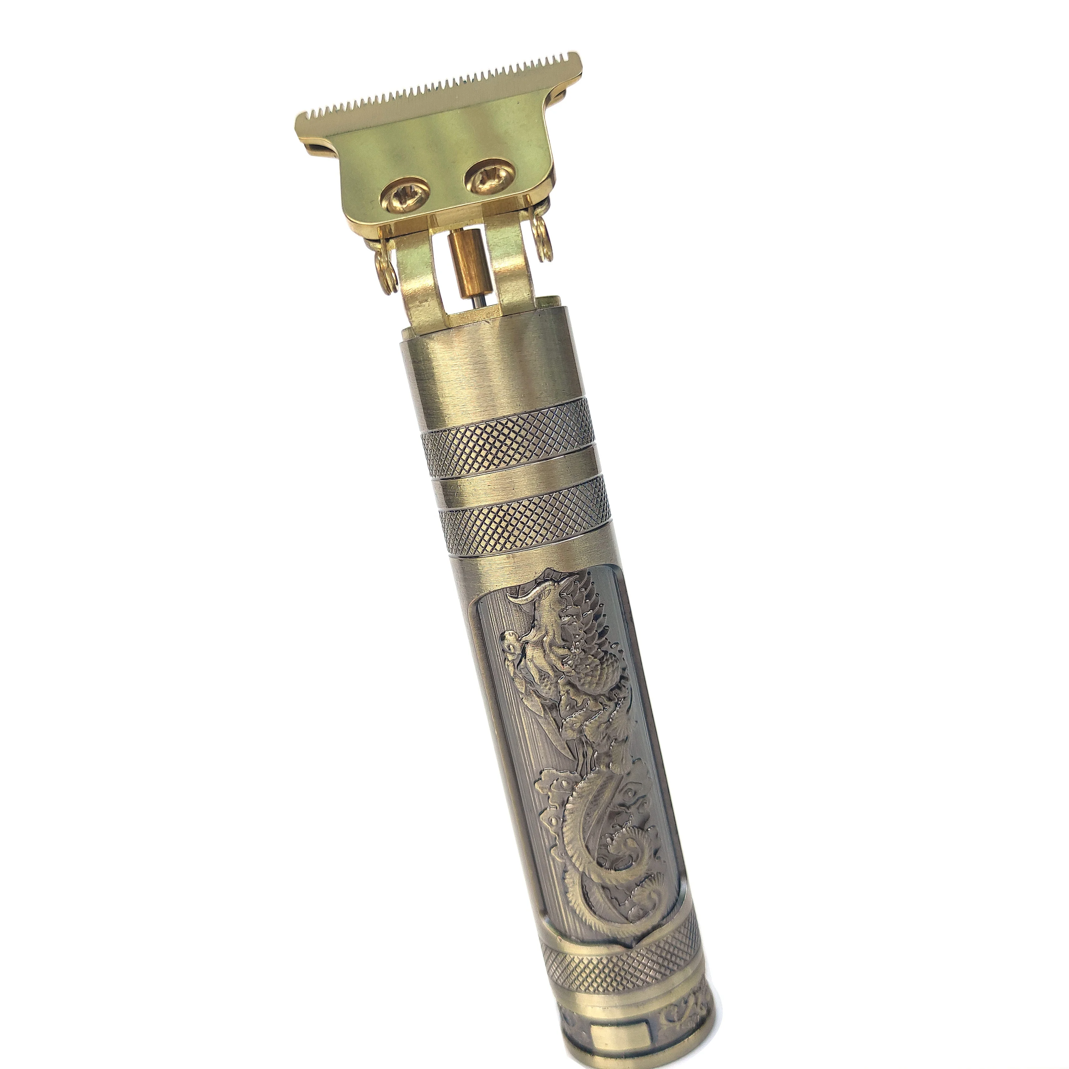 Professional Cordless Hair Trimmer Rechargeable T-blade Trimmer Hair Clippers For Men Zero Gap Baldhead Beard Shaver