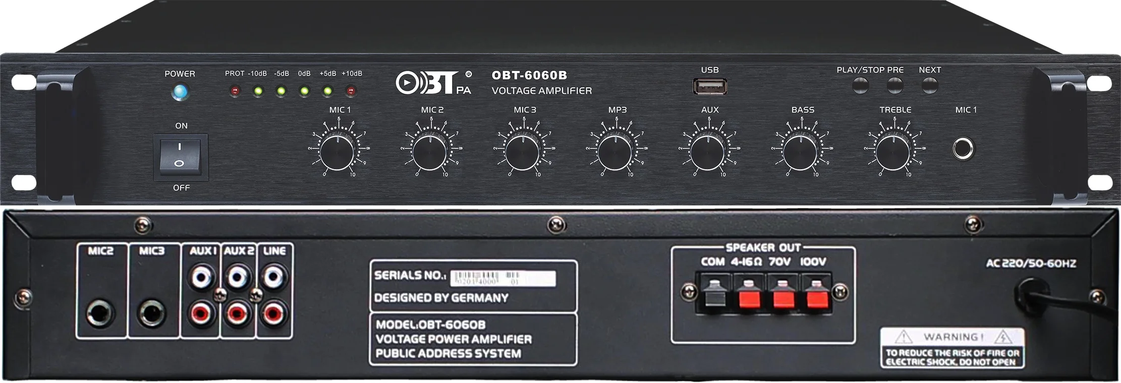 Kit Audio Power Amplifier Address Pa Public Broadcast  Amplifier Professional