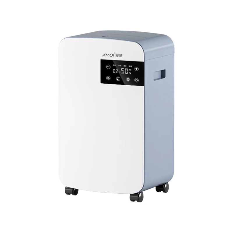 Portable Air Dehumidifier with purifier and  external drain connect