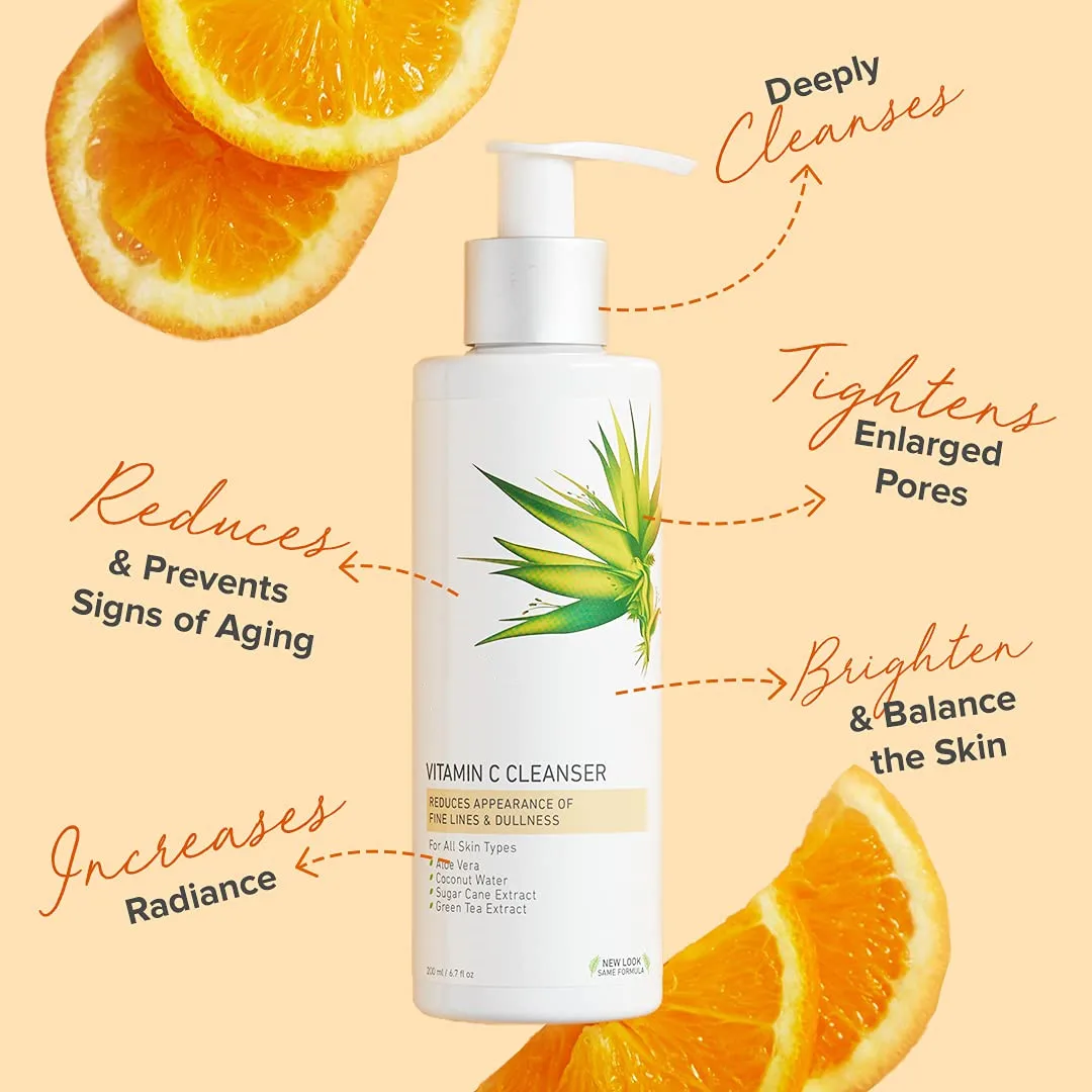 Best selling vitamin c whitening deep cleansing facial massage cleanser