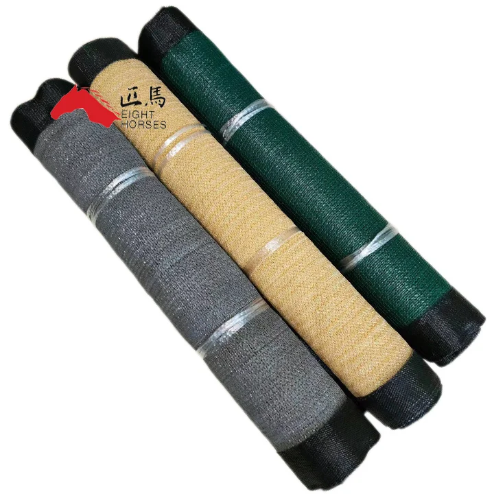 Cheapest price Green color 90% shade 120gsm 2X10M Polyethylene UV tape yarn Sun protection solar shade net