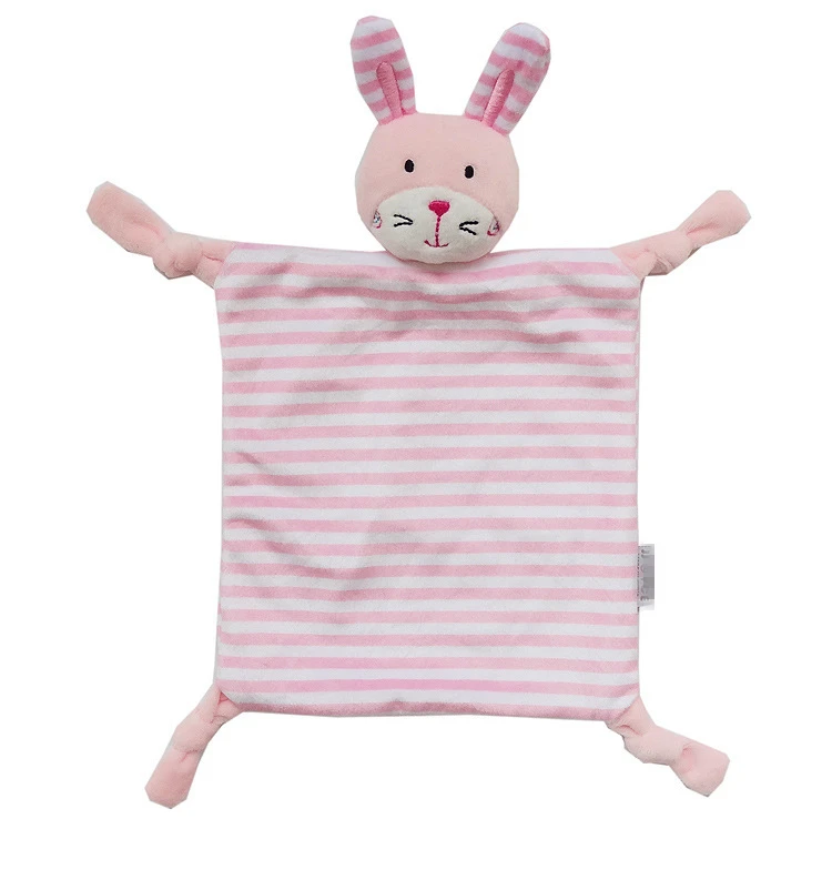 New super soft plush toy comfort blanket for baby