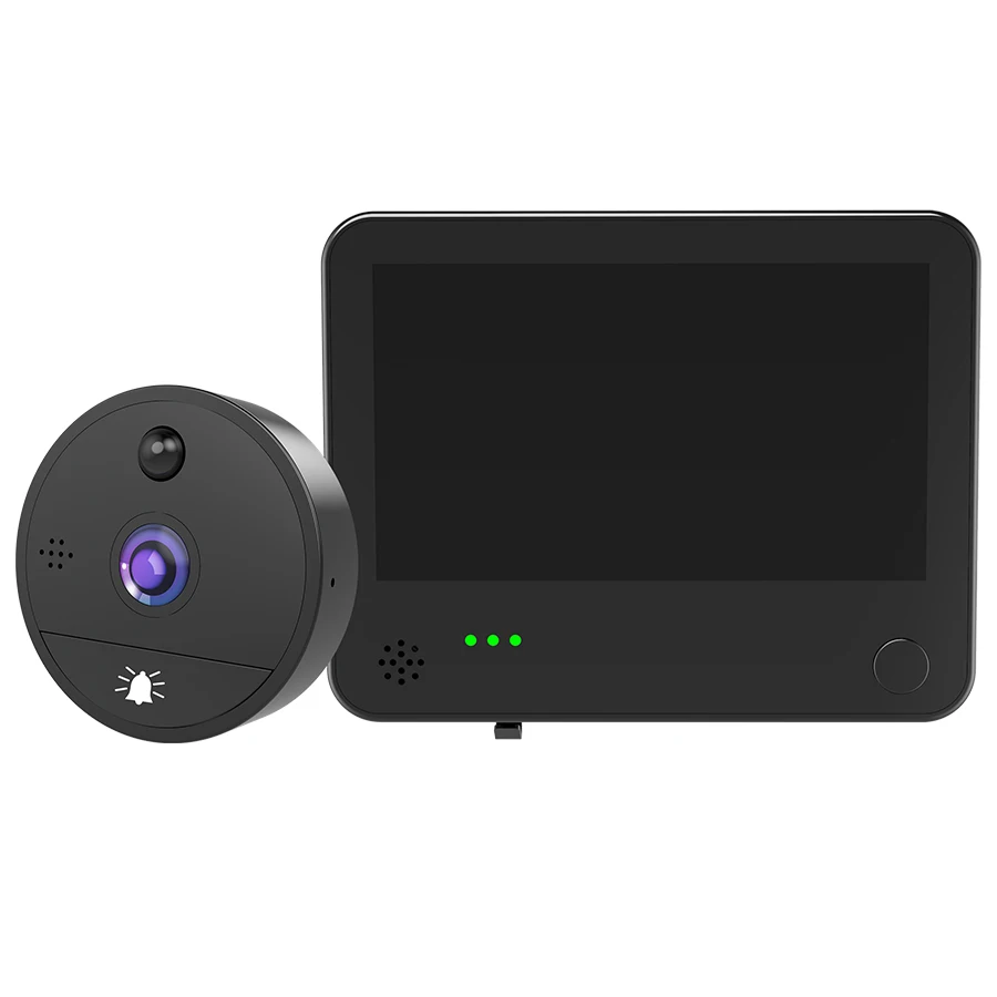 HD Night Vision Surveillance Anti-theft Camera Mobile Phone Two-way Intercom Cat Eye Wireless WiFi Doorbell