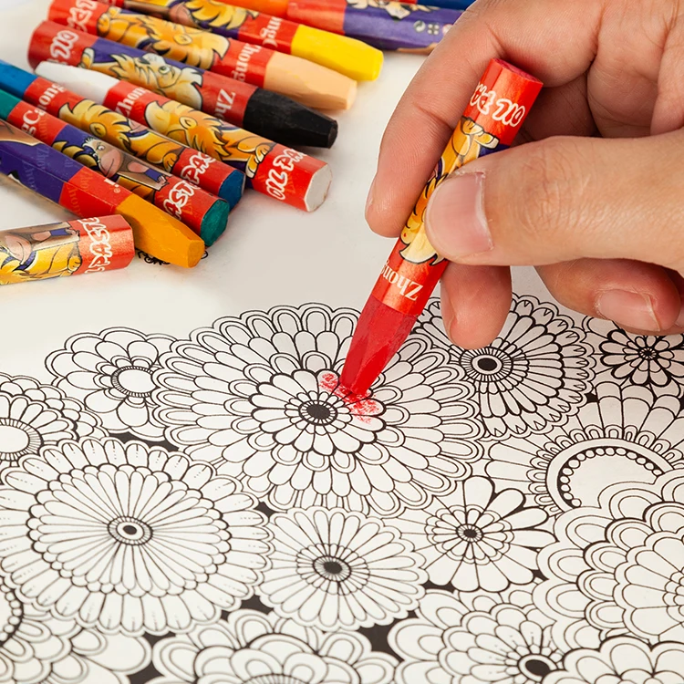 Office and School Supplies High Quality Non-Toxic Wax Crayons Oil Pastel