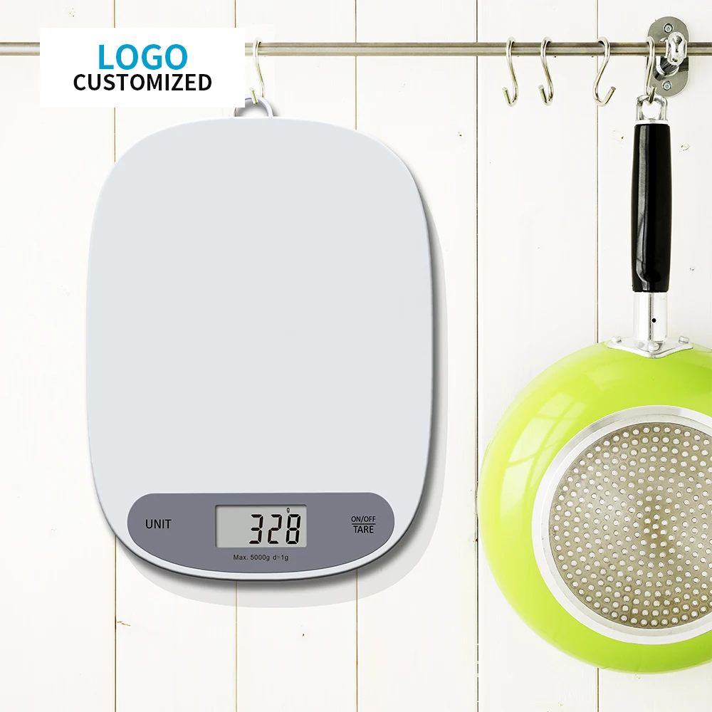 Waterproof glass surface digital electronic kitchen scale glass with LCD display