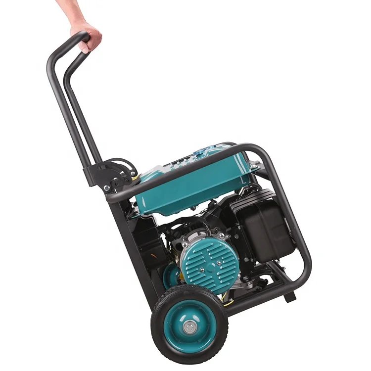  8896140 цапля одобренный CE 7.4HP/3.5KW 1 ph портативный Электрический бензиновый генератор с складной ручкой и фиксированным резиновыми