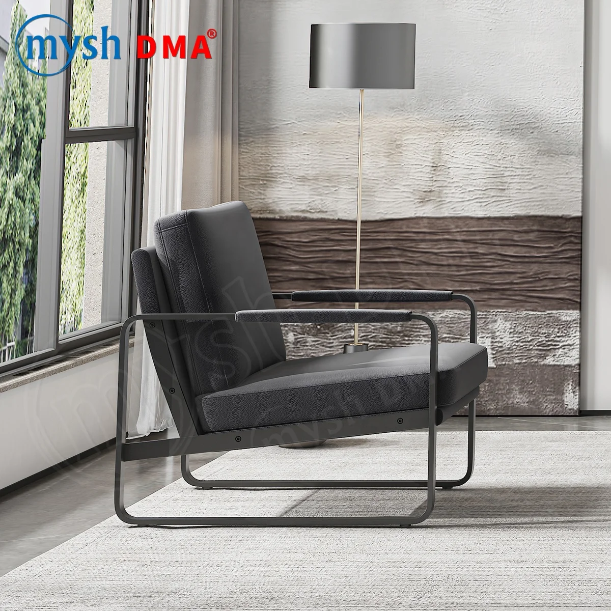 New Modern Design With Hollow Square Sofa Home Office Building Hotel Large Office Furniture Sofa Set