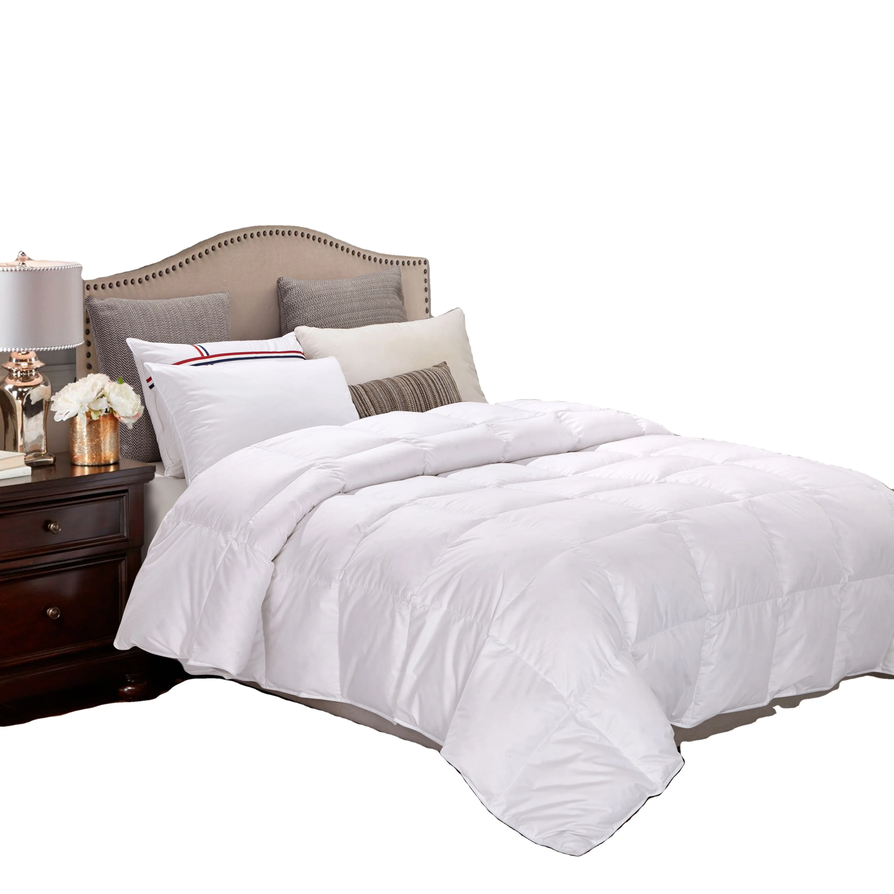 
Роскошное мягкое и теплое зимнее одеяло, 90% белое одеяло из гусиного пуха 