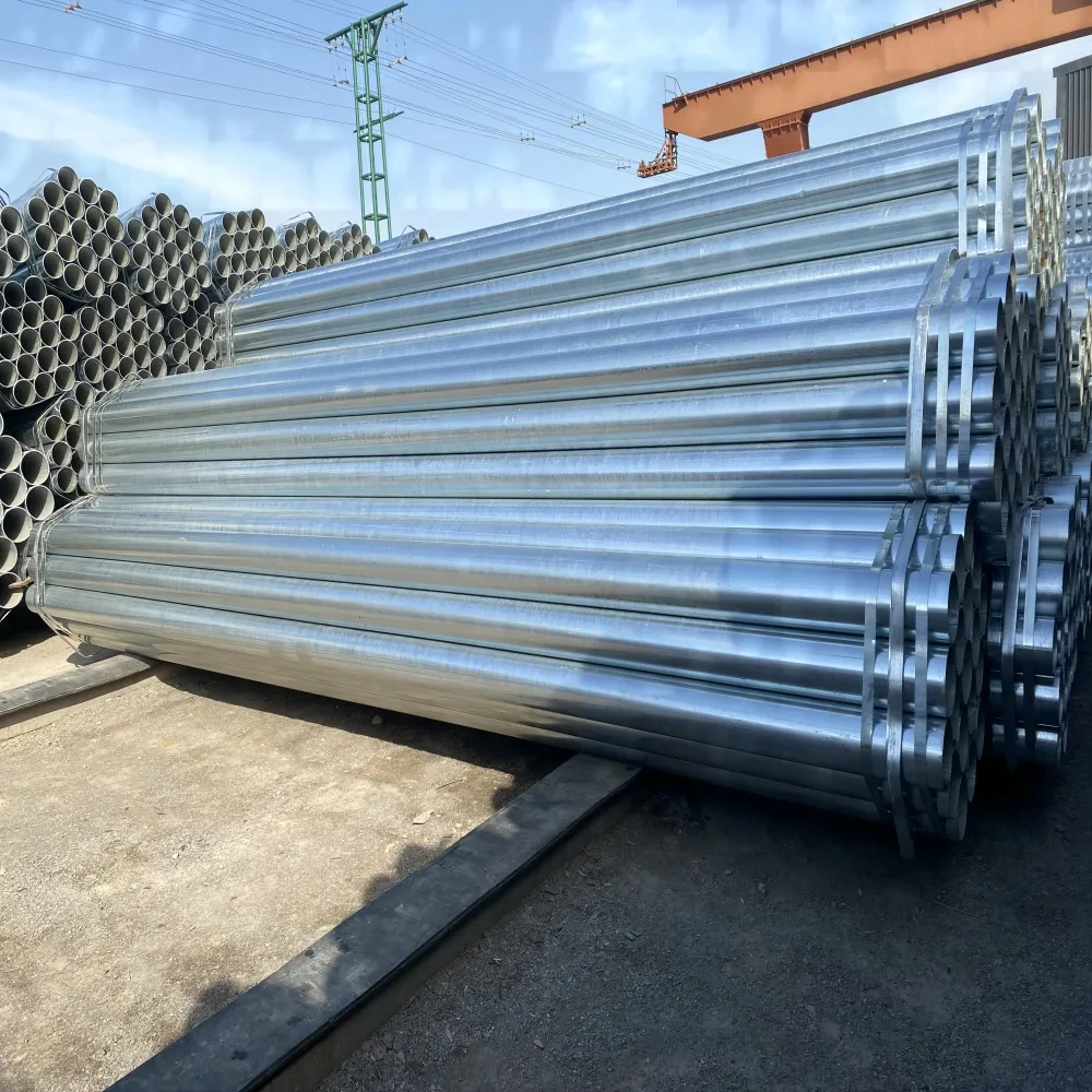 Hot-dipped galvanized steel pipe for construction GI pipe