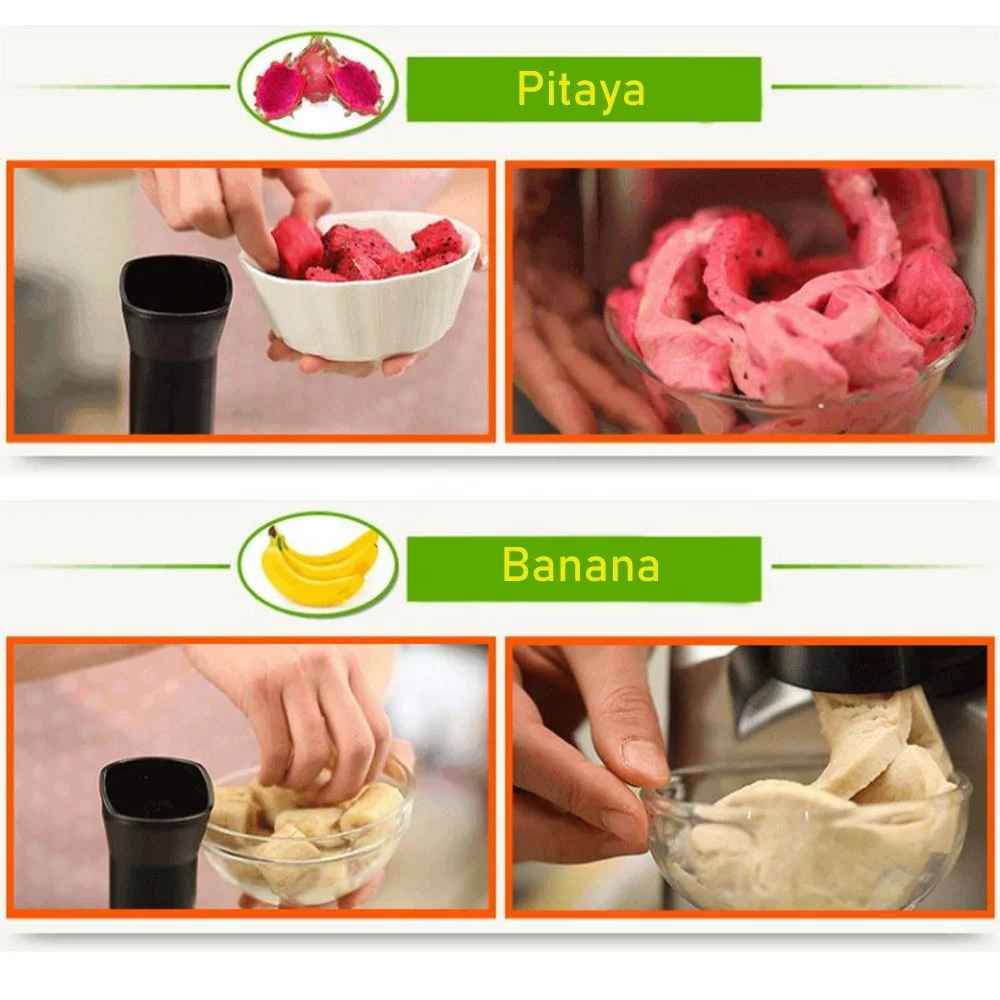Машина для заправки фруктов Icecream машина Soft