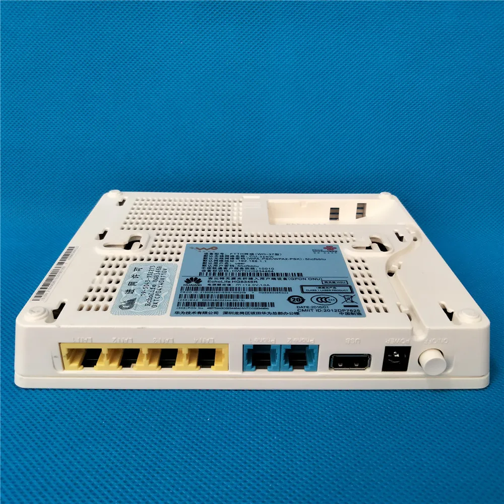 FIber optical Equipment HG8346R/M 4FE+2 ports gpon with English  system