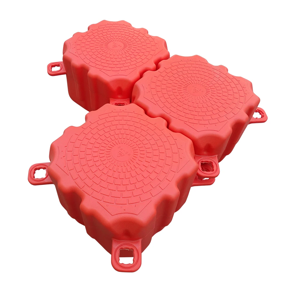 Cheap Price Water Boat HDPE Modular Plastic Floating Dock Cubes Pontoon Bridge Inflatable Amusement Platform Jet Ski Dock