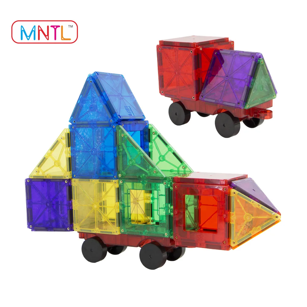 MNTL дошкольного Ясно 3d магниты игрушечные лошадки магнитные плитки здания разведки