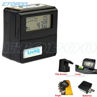 
Digital Angle Gauge bevel angle inclinometer protractor Tilt level box with Magnetic base + V-groove 