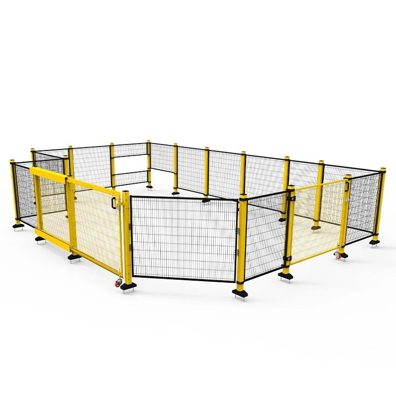 Safety guarding fence 500*2000/2200mm Iron wire mesh fence panel for warehouse use