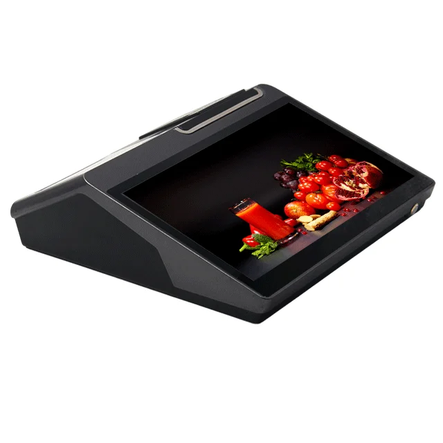 A12 Pos Cash Register 11.6/12.5 inch Main Screen  Capacitive Touch Panel With LED-8/VFD/5HD Customer Display Support Android&Win