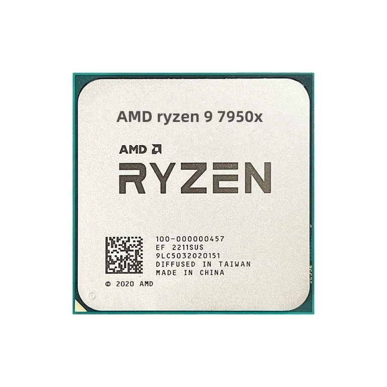 original Brand NEW Ryzen 9 7950X 16C 32T 4.5/5.7GHz 100-000000514 FOR AMD for Socket Gaming Motherboard