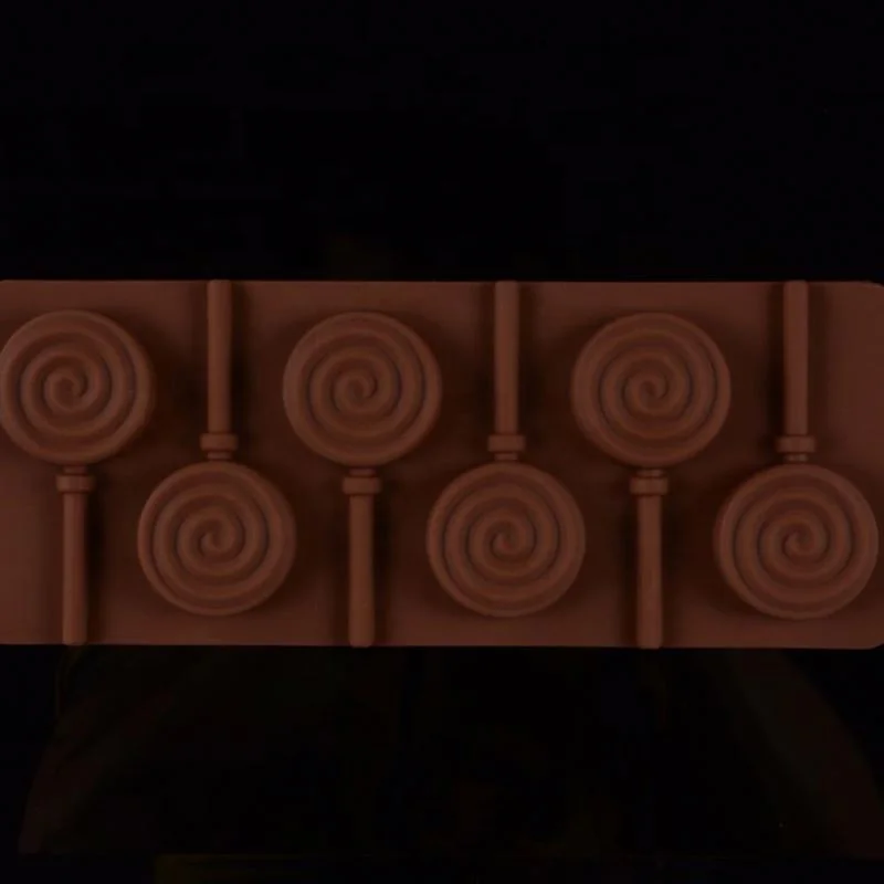 Food Grade Round Bonbon Hard Candy Mould Silicone Lollipop Moulds