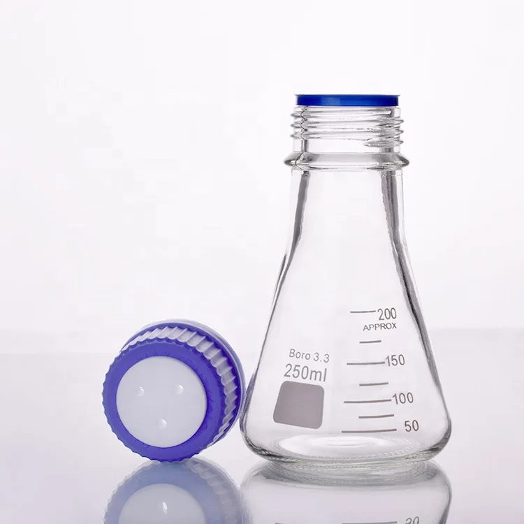 Tiandi Labs Boro стеклянная колба Erlenmeyer 1000 мл с вентилируемым верхом