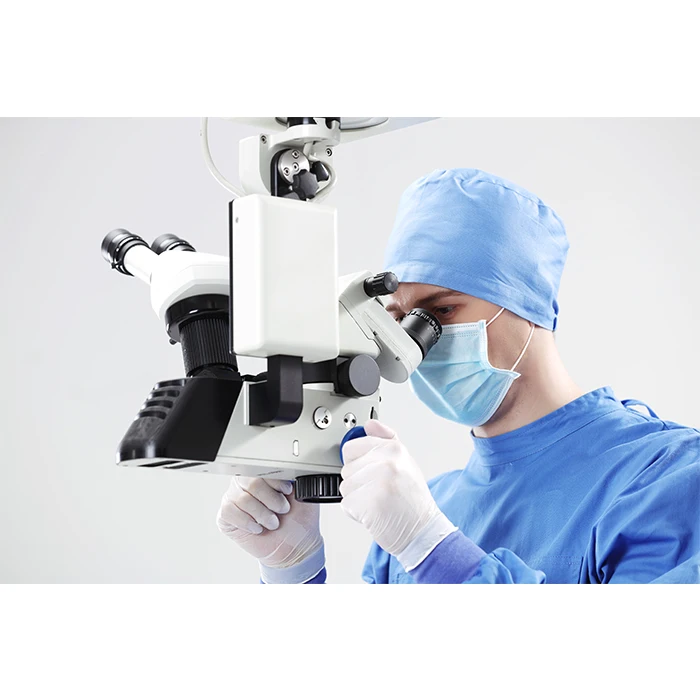 OPM500 ophthalmic Operating Microscope with zoom for two men with CCD