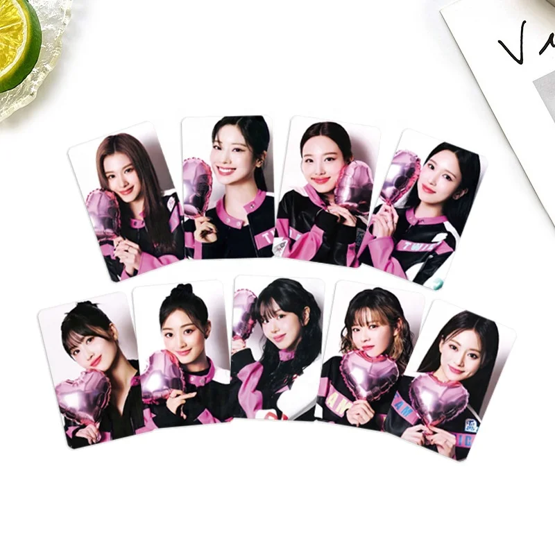 9 pieces/set KPOP twice Circuit 24 season greetings Lomo Kana Yangtze Jade Great Sage cute selfie photo card once fan collection