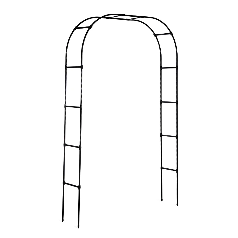 European Arch Flower Frame Best Selling Outdoor Simple Design   Plastic Garden Arch for Climbing Plants