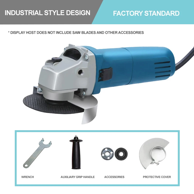 Power Tools 4 Inch 1100rpm Angle Grinder 850w Grinding Tool Electric Angle Grinder