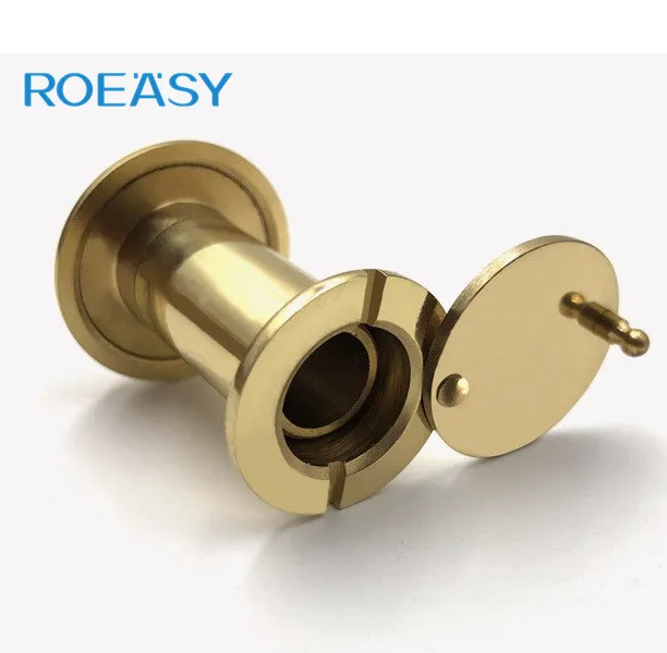 200 Degree Brass Door Eye Viewer With Glass Lens
