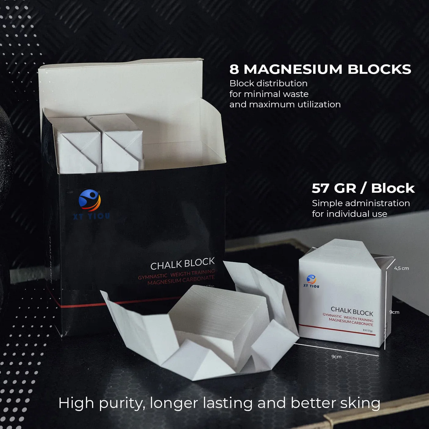Gym Chalk Block, Sport Chalk, professional MgCO3. factory sale