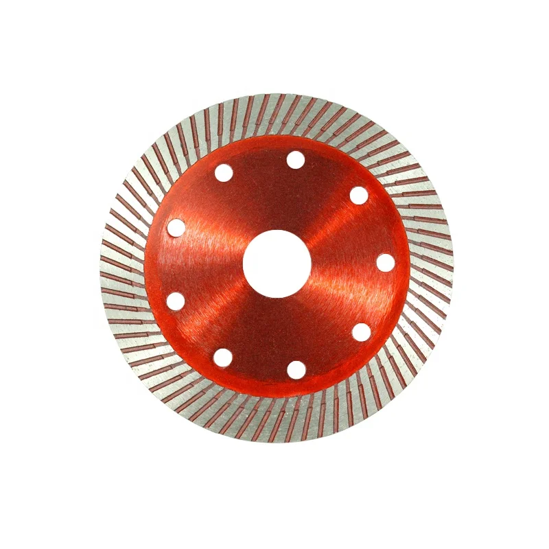 Professional Continous Rim Premium Ultra Thin Circular Sintered Silent Tip Diamond Saw Blade Marble Stone Fast Cutting Speed 45