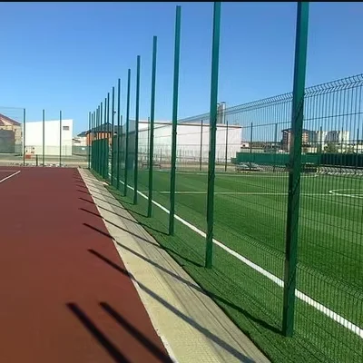 Eco Friendly Hot Galvanized Curvy Welded Fence Mesh Panel 3D Curved Welded Fence Panel