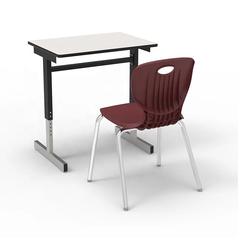 wooden student desk adjustable height student study desk school