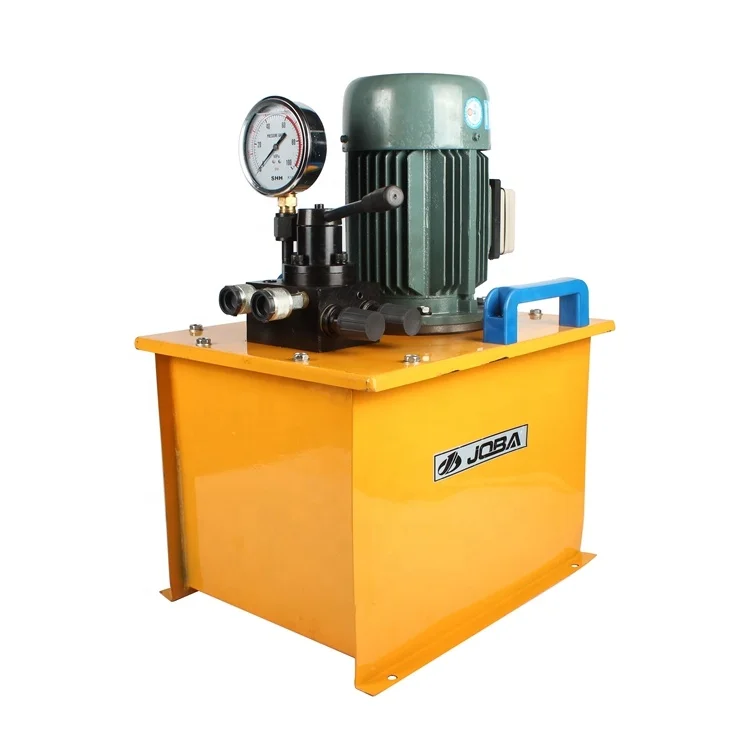 High work pressure dc electric motor portable hydraulic pump