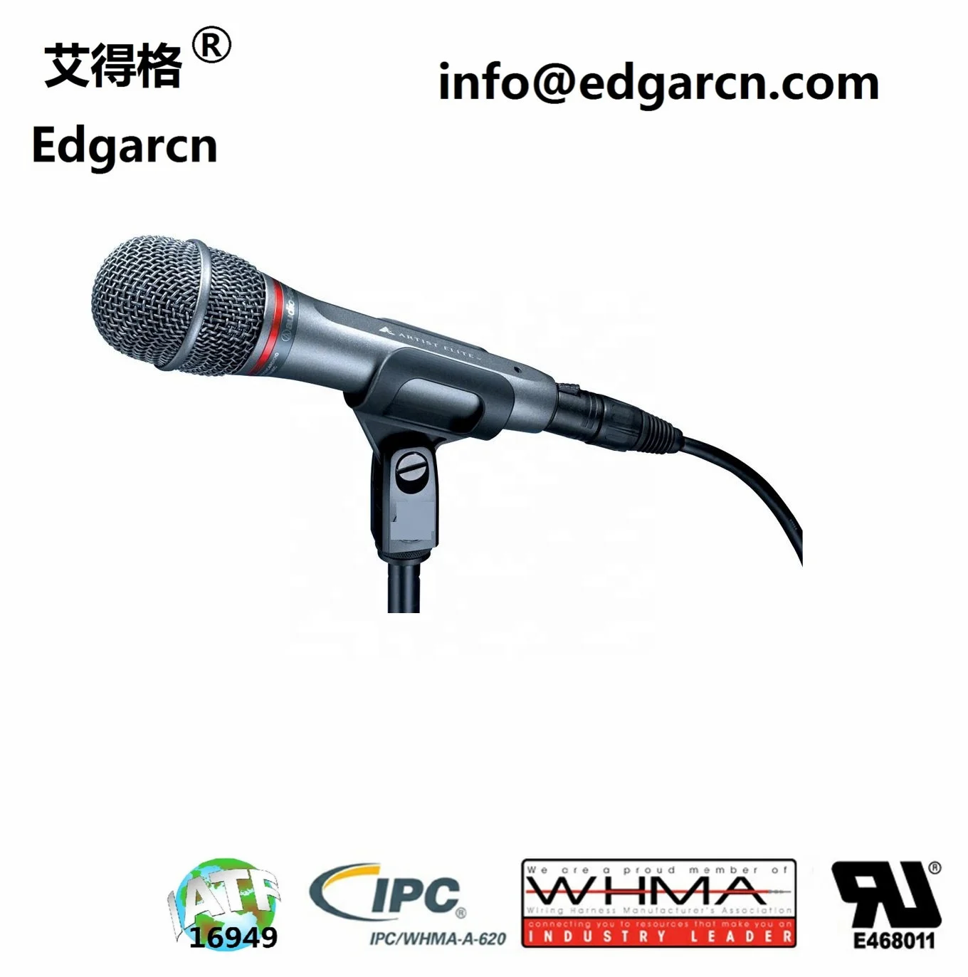 Индивидуальный кабель для впрыска микрофона XLR