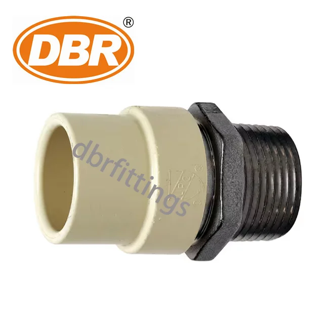 3/4 inch x 3/4 inch CPVC CTS Slip Stainless Steel MPT Adapter Hardware Fittings CPVC Pipe fittings