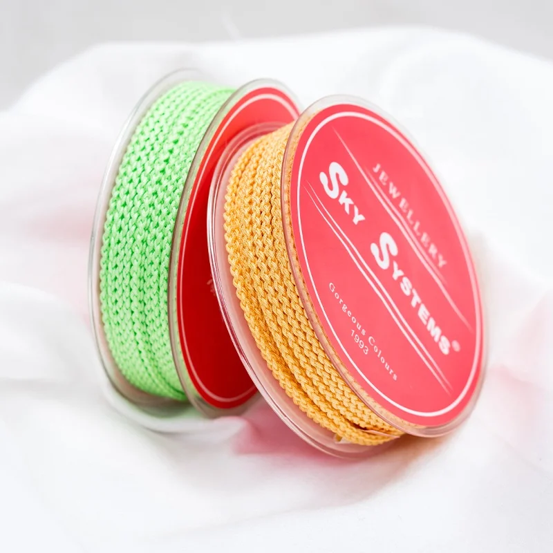 SKY CNF 2.5mm Jewelry Cord Polyester Cord Jewelry Accessories Bracelet and Necklace Material 80 Colors