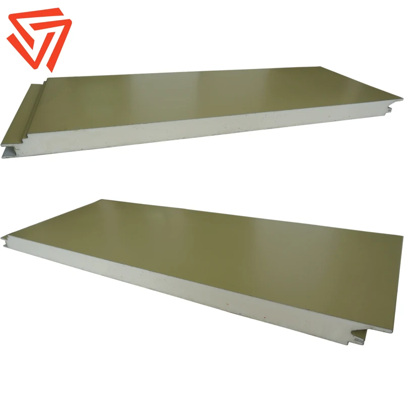 zinc steel 40mm pu pur pu polyurethane sandwich panel canada