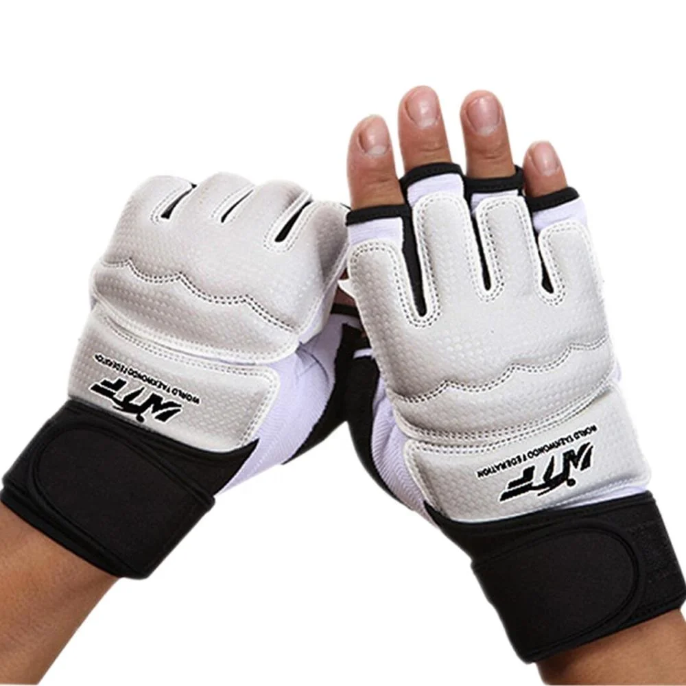 Protect Gloves Taekwondo Foot Protector Ankle Support Fighting Foot Guard Kickboxing Boot WTF Approved  MMA Short Gloves