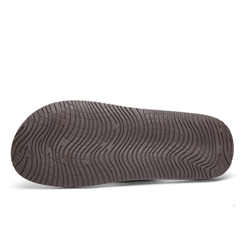 Cheap Best Quality Summer PU Leather Strap Designer Flip Flops For Man