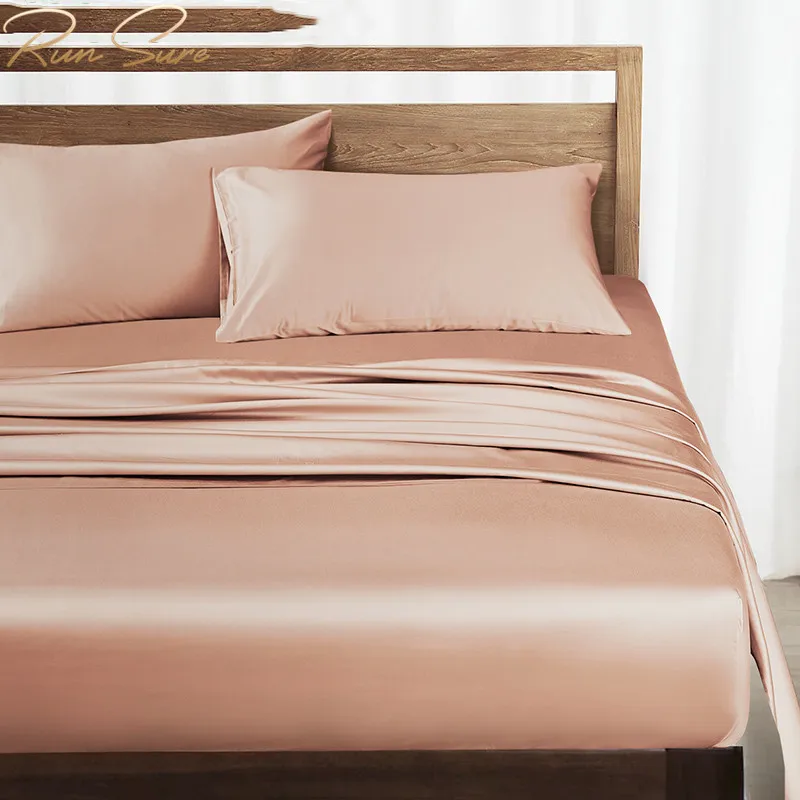 100% Mulberry Silk Fitted Sheet Bed sheet with elastic